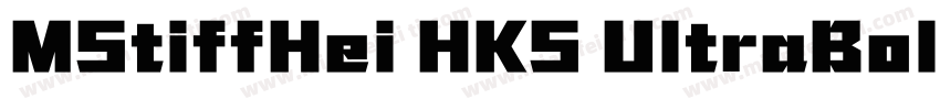 MStiffHei HKS UltraBold转换器字体转换
